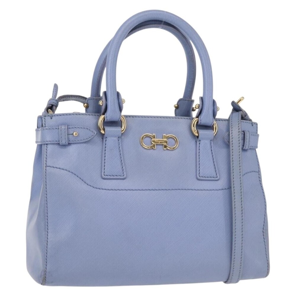 Salvatore Ferragamo Beky Tote Saffiano Leather Small